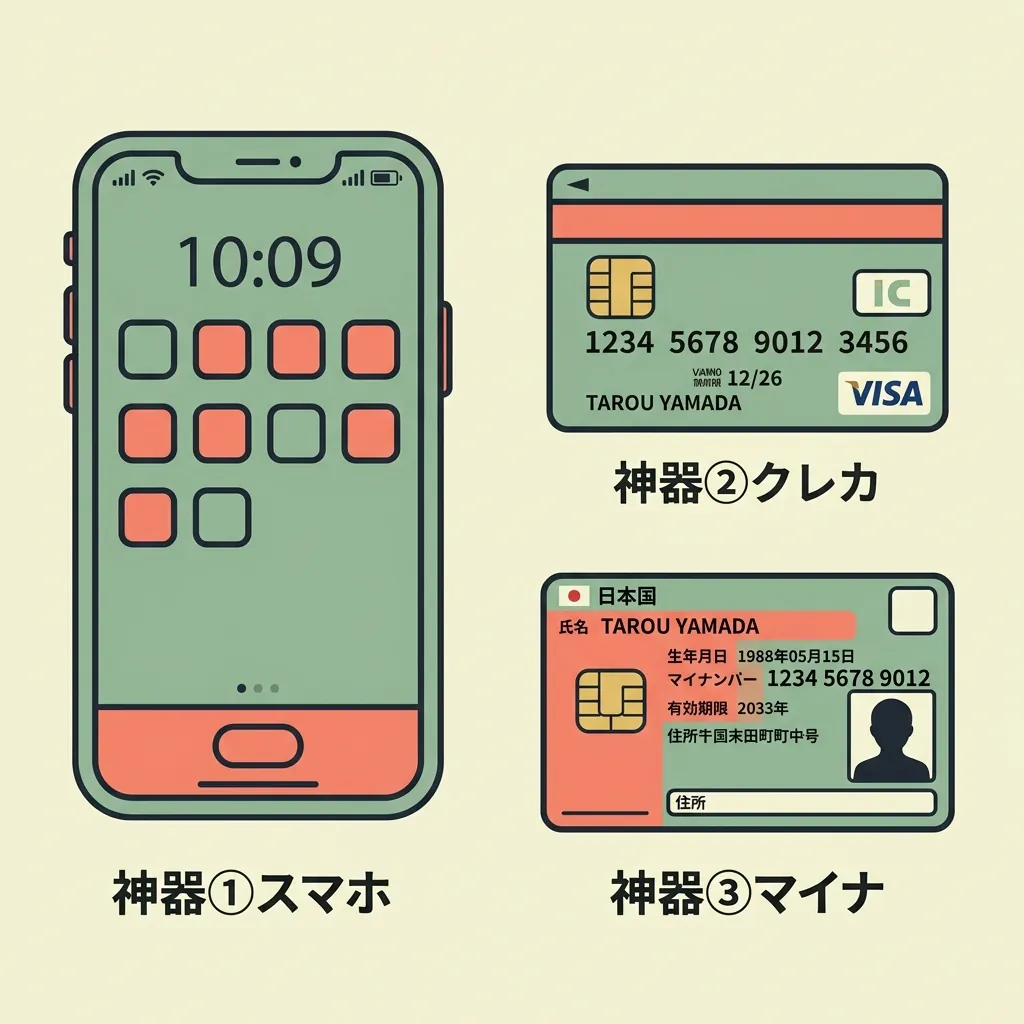 ポイ活の三種の神器:スマホ・クレカ・マイナンバーカード