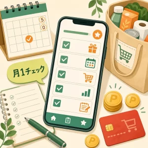 楽天市場で毎月やることチェックリスト